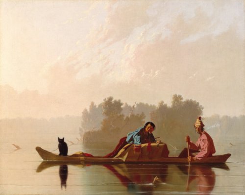 George Caleb Bingham Fur Traders Descending the Missouri