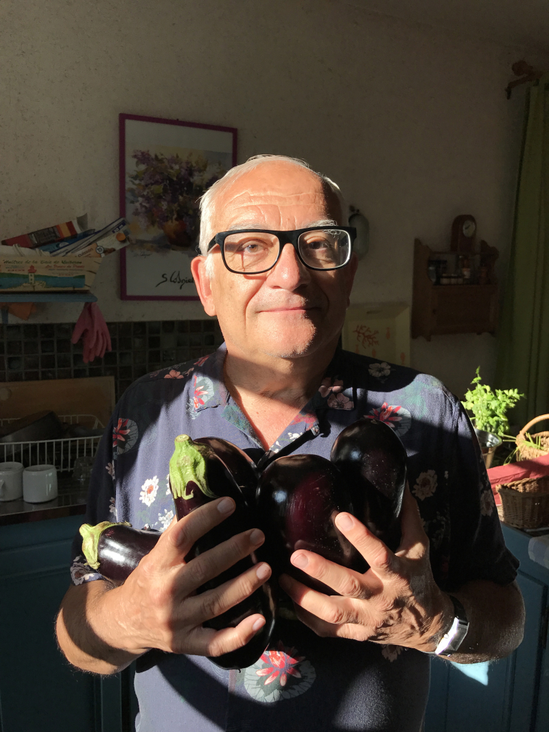 Claude et les aubergines